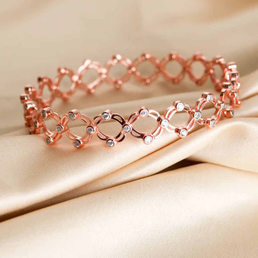 Adjustable Rose Gold Ring Kada-0